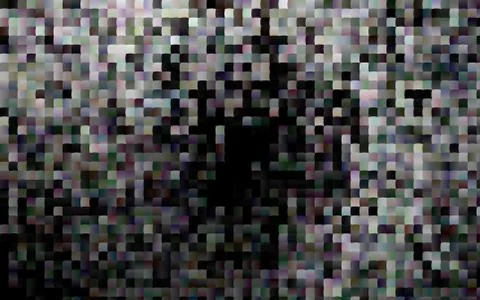 Dark Silver, Gray vector pattern in square style. Stock Illustration