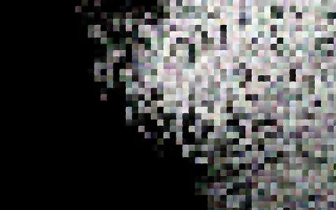 Dark Silver, Gray vector pattern in square style. Stock Illustration