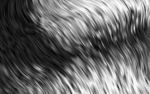 Dark Silver, Gray vector pattern with lines, ovals. 스톡 일러스트