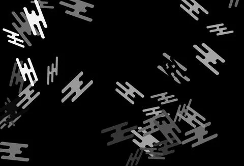 Dark Silver, Gray vector pattern with narrow lines. 스톡 일러스트