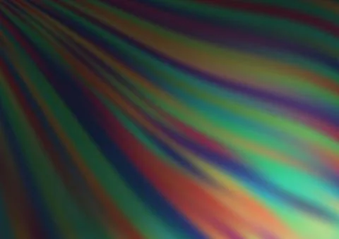 Dark Silver, Gray vector pattern with liquid shapes. 스톡 일러스트