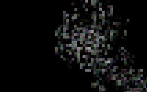 Dark Silver, Gray vector pattern in square style. Stockillustratie