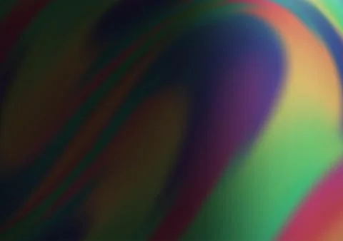 Dark Silver, Gray vector pattern with bubble shapes. Stock Illustration