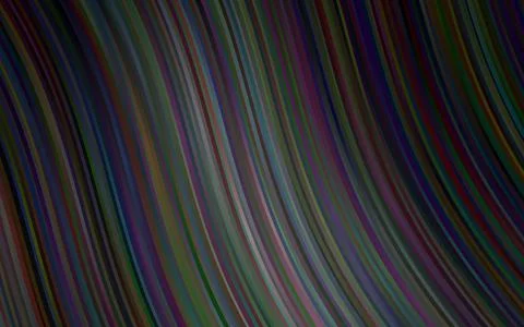 Dark Silver, Gray vector pattern with liquid shapes. Illustrazione stock