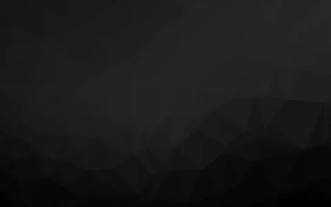 Dark Silver, Gray vector polygon abstract background. イラスト素材