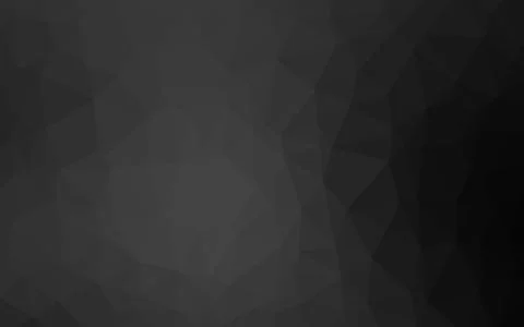 Dark Silver, Gray vector polygon abstract backdrop. Stock Illustration