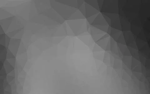 Dark Silver, Gray vector polygonal template. Stock-Illustration