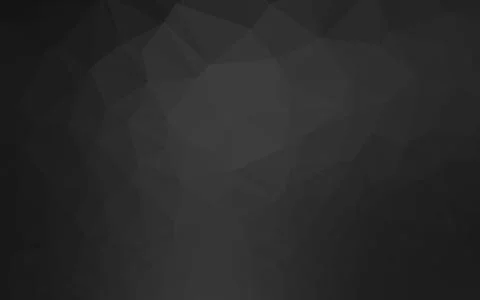 Dark Silver, Gray vector polygonal background. Stockillustratie
