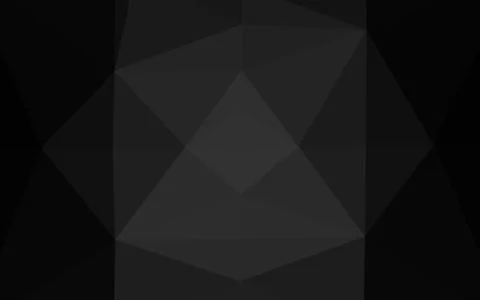 Dark Silver, Gray vector polygonal background. Stock Illustration
