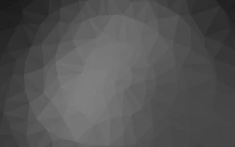 Dark Silver, Gray vector shining triangular background. Illustrazione stock