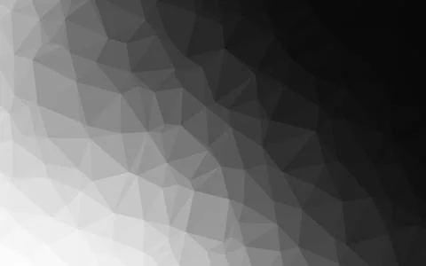 Dark Silver, Gray vector shining triangular template. 스톡 일러스트