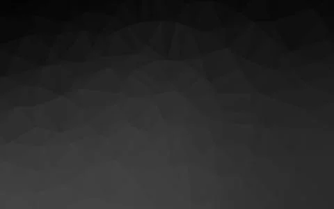 Dark Silver, Gray vector shining triangular pattern. イラスト素材