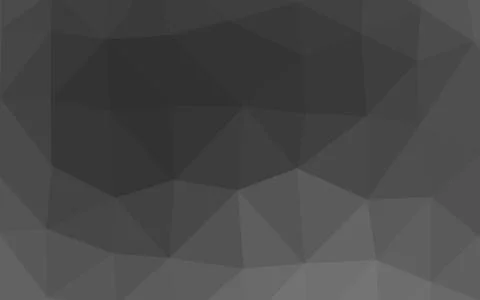 Dark Silver, Gray vector shining triangular background. Stock Illustration