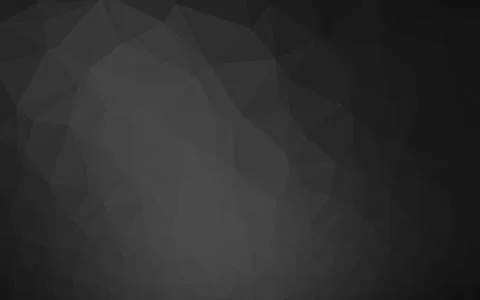 Dark Silver, Gray vector shining triangular template. Illustrazione stock