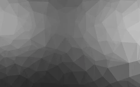 Dark Silver, Gray vector shining triangular background. Stock Illustration