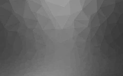 Dark Silver, Gray vector shining triangular background. Stock Illustration
