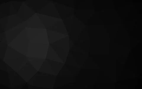 Dark Silver, Gray vector shining triangular background. Illustrazione stock