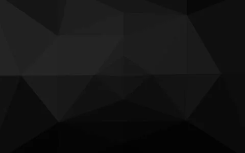 Dark Silver, Gray vector shining triangular pattern. Stock Illustration