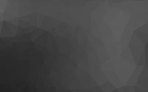 Dark Silver, Gray vector shining triangular pattern. Stock Illustration