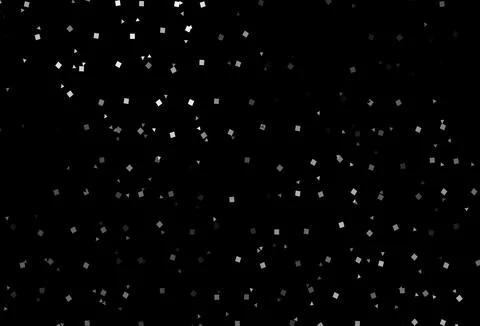 Dark Silver, Gray vector template with crystals, circles, squares. Stock Illustration
