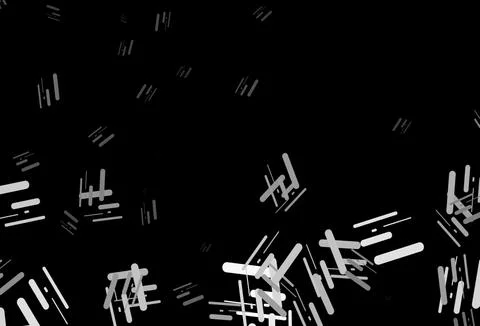 Dark silver, gray vector texture with colorful lines. Stock Illustration