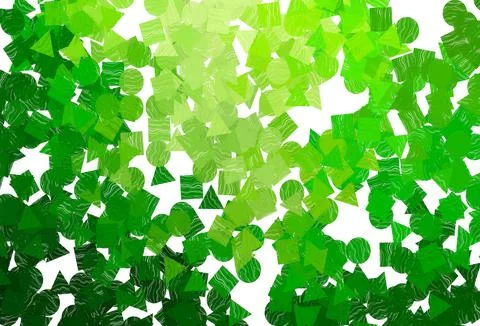 Dark  silver, gray vector texture in poly style with circles, cubes. Stock Illustration