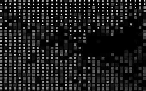 Dark Silver, Gray vector texture in rectangular style. Stock Illustration