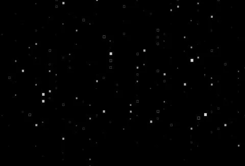 Dark Silver, Gray vector texture with rectangular style. Stock Illustration