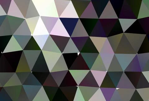 Dark Silver, Gray vector triangle mosaic cover. Illustrazione stock