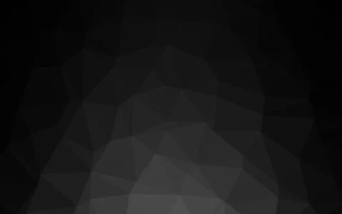 Dark Silver, Gray vector triangle mosaic cover. Illustrazione stock