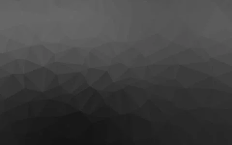 Dark Silver, Gray vector triangle mosaic template. 스톡 일러스트