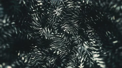 Dark Silver Liquid Wavy Abstract Background Stock Footage 151412179