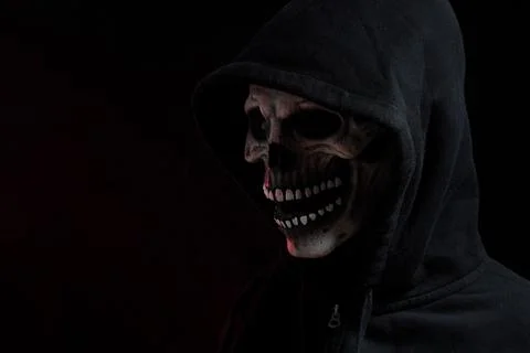 Dark Skull Head Stock Photos