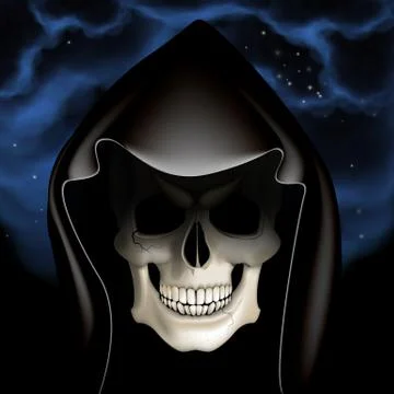 Dark skull Stock Illustration