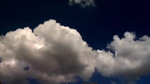 Dark sky cloud background motion epic cloudy storm tropical Timelapse global 스톡 동영상 336568583