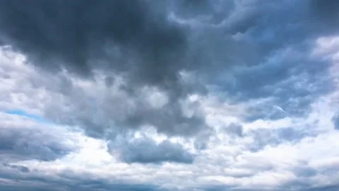 Dark sky cloud background motion epic cloudy storm tropical Timelapse global Stock-Footage 336568779