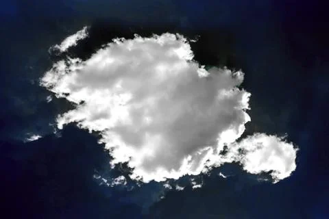 Dark sky with cloud closeup Stock Photos