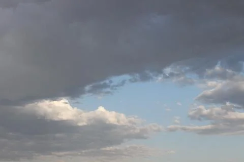 Dark sky with clouds Stock Photos