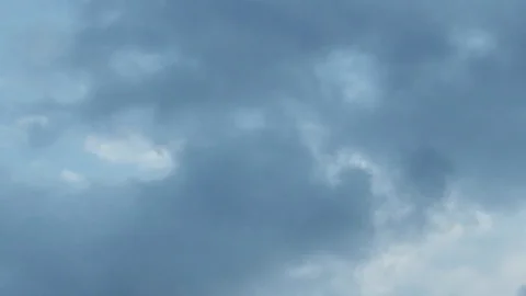 Dark Sky Clouds Timelapse Stockbeeldmateriaal 85030051