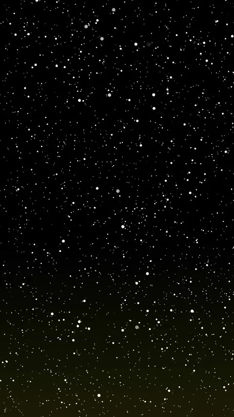Dark Sky Filled with White and Yellow Speckled Stars and Gradual Light Grad.. Stock Footage 337459867