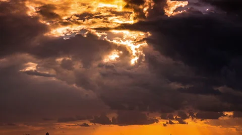 Dark Sky Video stock 44787524