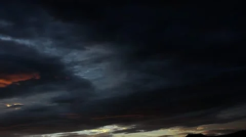 Dark Sky Video stock 64818094