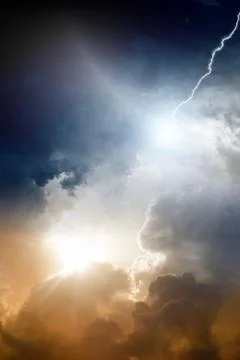 Dark sky Stock Illustration