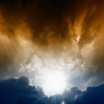 Dark sky Stock Illustration