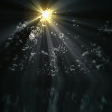 Dark sky. Stock Illustration