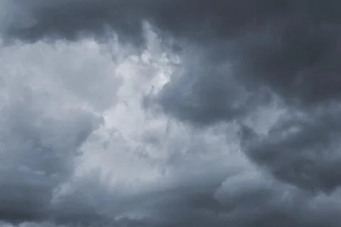 Dark sky with storm clouds Foto stock