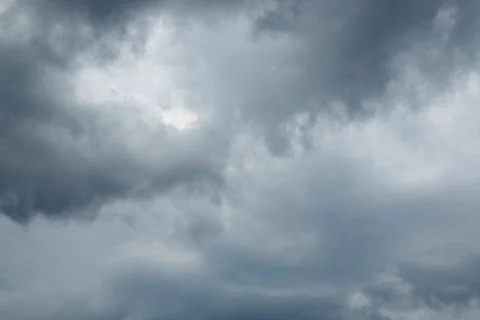 Dark sky with storm clouds Foto stock