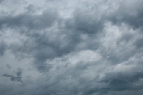 Dark sky with storm clouds Stock Photos
