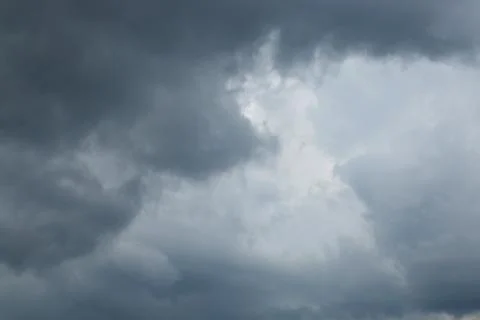 Dark sky with storm clouds Stock Photos