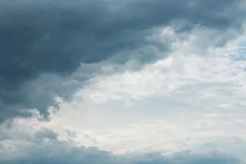 Dark sky with storm clouds Stock Photos
